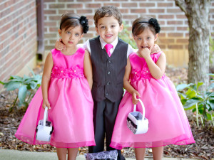 Wedding Reception photography - Ring Bearer and Flower Girls