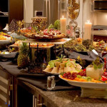 Party Catering Home Spread