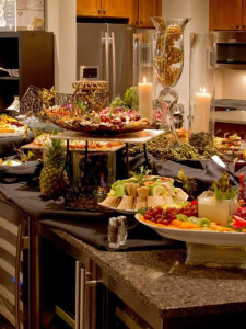 Party Catering Home Spread