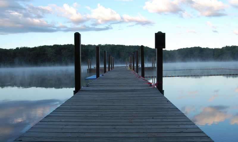 Dock at Camp Pendalouan