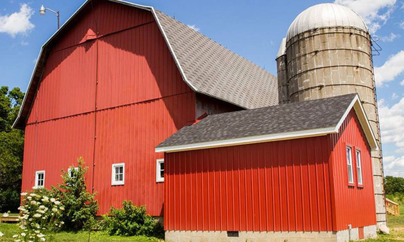 Outside view of the Cherry Barc Farm