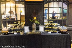 Vegan table at the spring Tasting Event