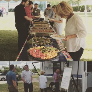 healthcare catered company picnic
